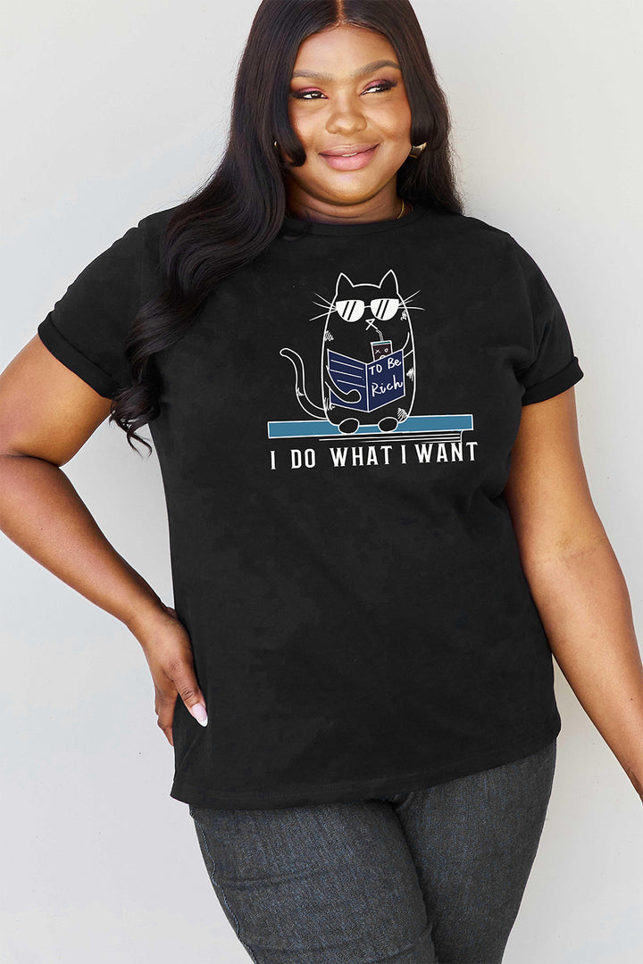 Simply Love Full Size I DO WHAT I WANT Graphic T-Shirt