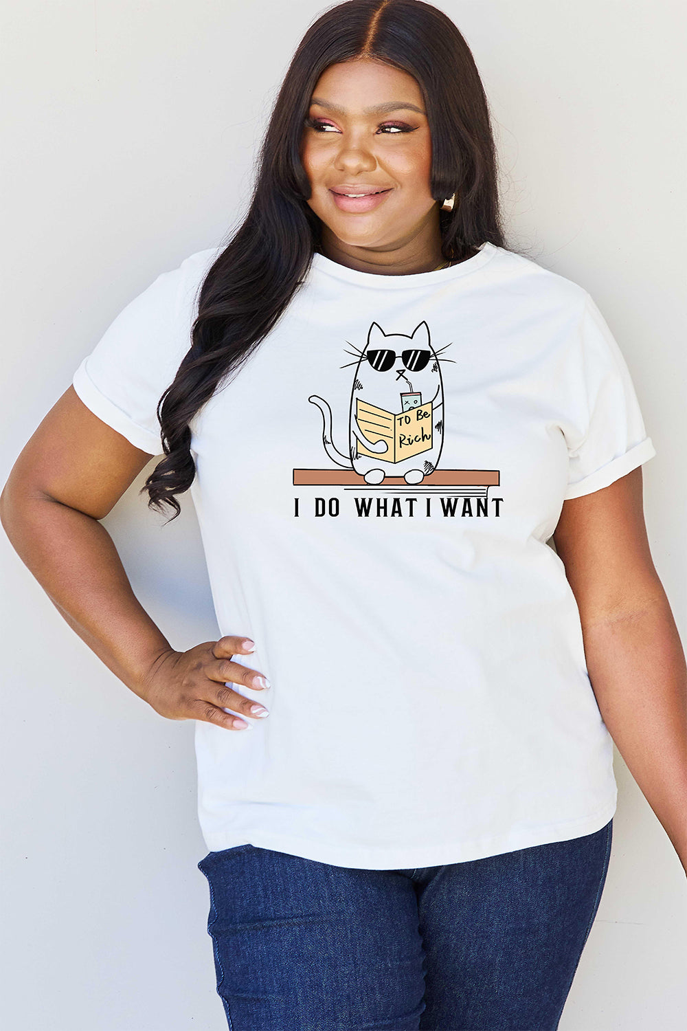 Simply Love Full Size I DO WHAT I WANT Graphic T-Shirt