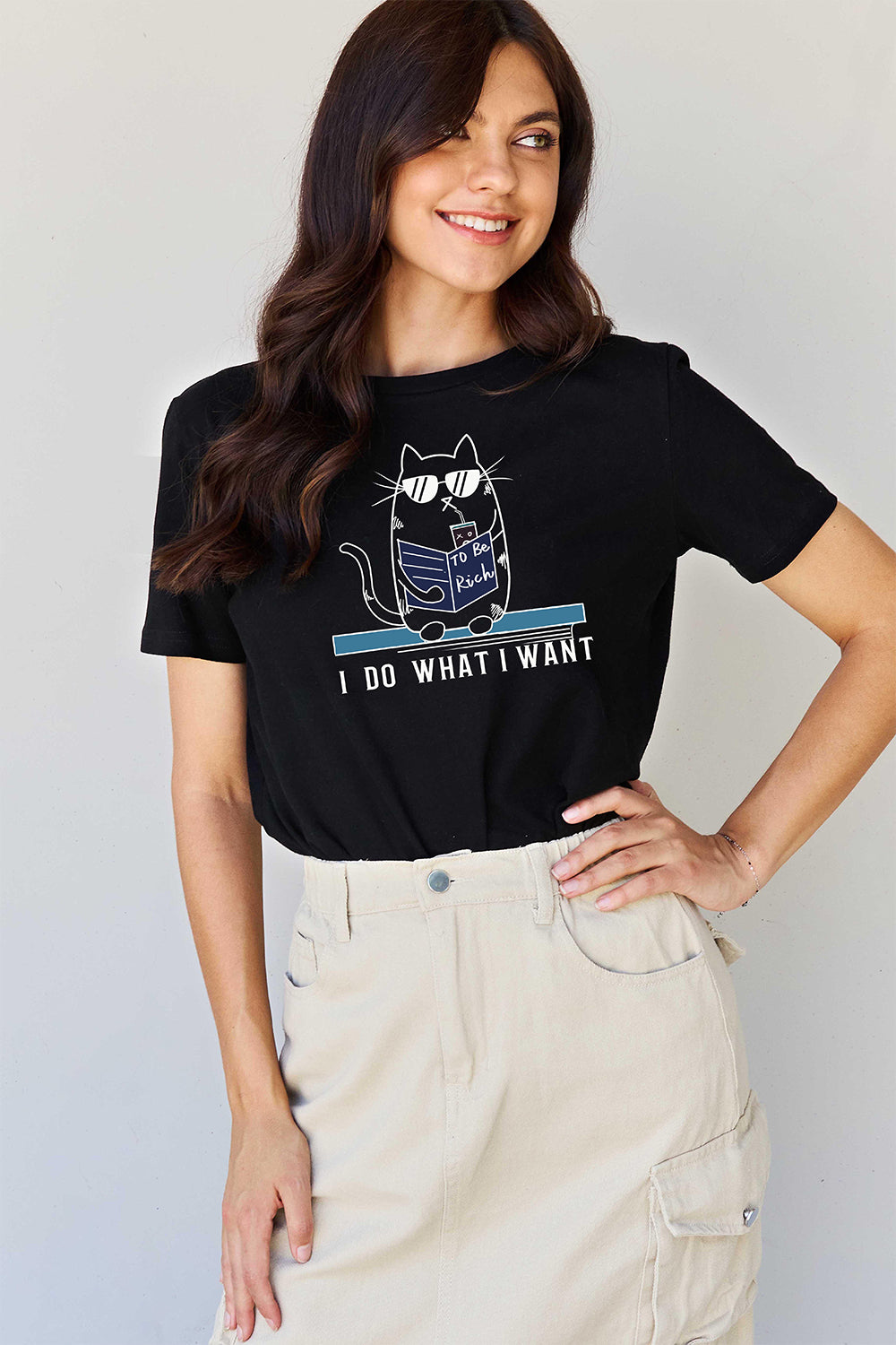 Simply Love Full Size I DO WHAT I WANT Graphic T-Shirt