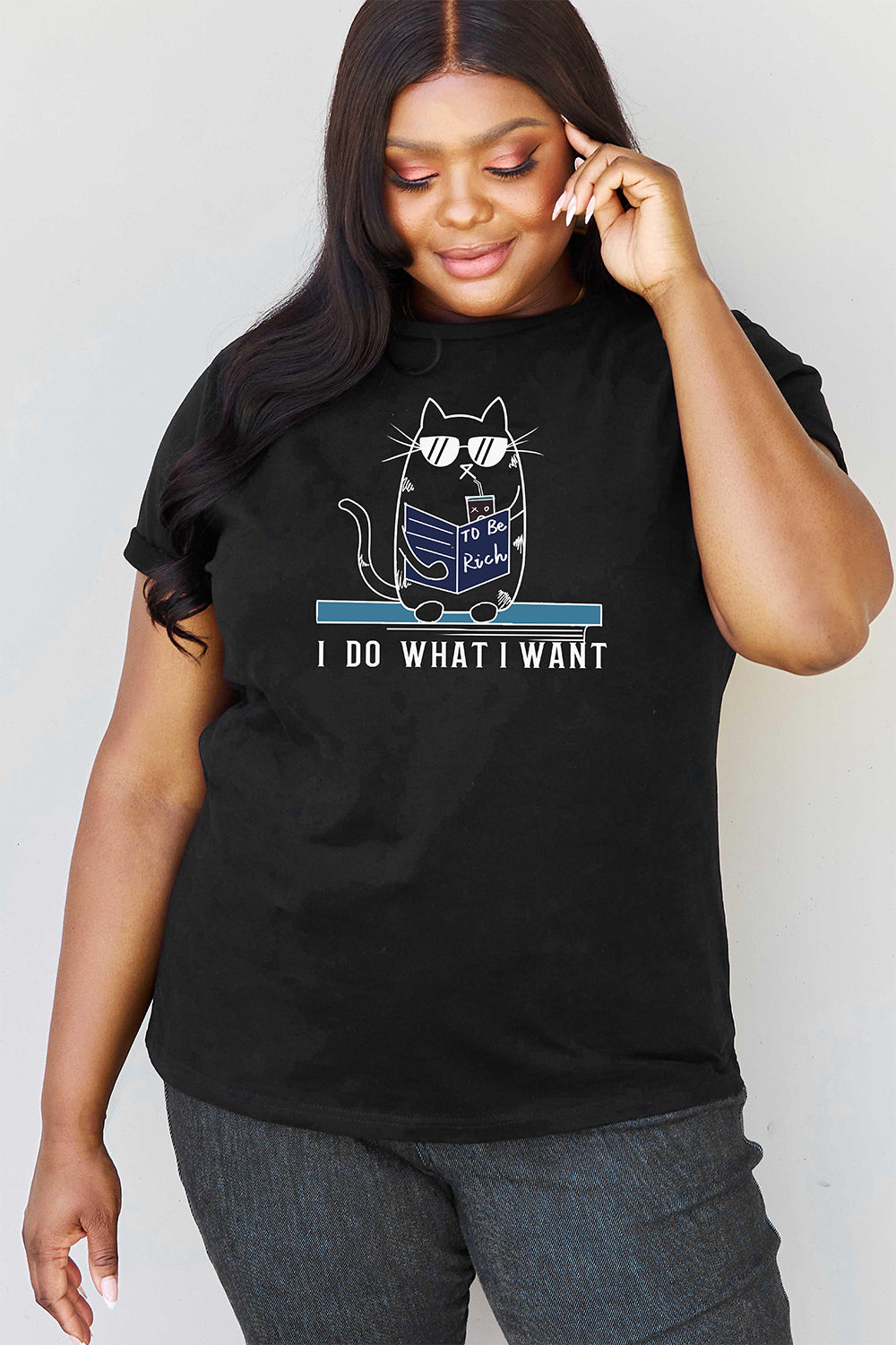 Simply Love Full Size I DO WHAT I WANT Graphic T-Shirt